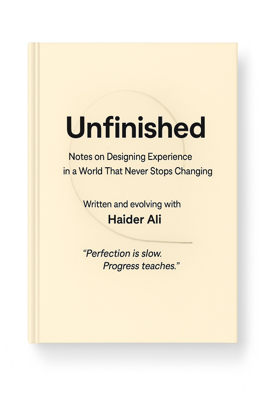 Cover artwork for Unfinished by Haider Ali